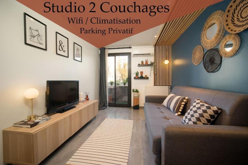 Air-Conditioned Apartment With Private Parking Marseille Exterior photo